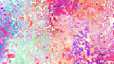 Yumuşak mor ve pembe tonlara sahip soyut organik hücresel doku, sıvı mozaik desen ve rüya gibi dijital yüzey