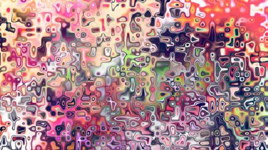 Yumuşak mor ve pembe tonlara sahip soyut organik hücresel doku, sıvı mozaik desen ve rüya gibi dijital yüzey