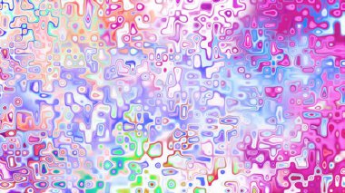 Yumuşak mor ve pembe tonlara sahip soyut organik hücresel doku, sıvı mozaik desen ve rüya gibi dijital yüzey