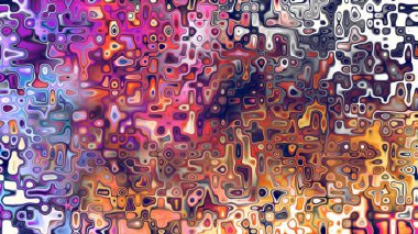 Yumuşak mor ve pembe tonlara sahip soyut organik hücresel doku, sıvı mozaik desen ve rüya gibi dijital yüzey