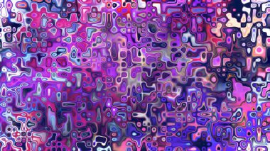 Yumuşak mor ve pembe tonlara sahip soyut organik hücresel doku, sıvı mozaik desen ve rüya gibi dijital yüzey