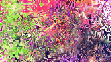 Yumuşak mor ve pembe tonlara sahip soyut organik hücresel doku, sıvı mozaik desen ve rüya gibi dijital yüzey