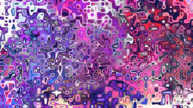 Yumuşak mor ve pembe tonlara sahip soyut organik hücresel doku, sıvı mozaik desen ve rüya gibi dijital yüzey