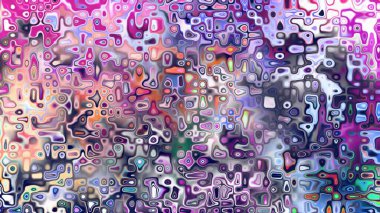 Yumuşak mor ve pembe tonlara sahip soyut organik hücresel doku, sıvı mozaik desen ve rüya gibi dijital yüzey