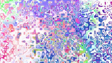 Yumuşak mor ve pembe tonlara sahip soyut organik hücresel doku, sıvı mozaik desen ve rüya gibi dijital yüzey