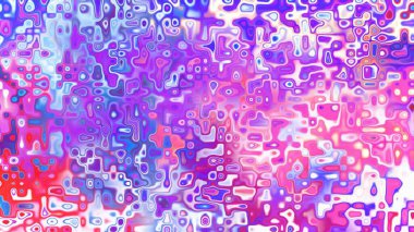 Yumuşak mor ve pembe tonlara sahip soyut organik hücresel doku, sıvı mozaik desen ve rüya gibi dijital yüzey