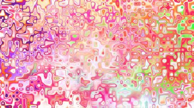 Yumuşak mor ve pembe tonlara sahip soyut organik hücresel doku, sıvı mozaik desen ve rüya gibi dijital yüzey