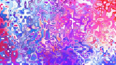 Yumuşak mor ve pembe tonlara sahip soyut organik hücresel doku, sıvı mozaik desen ve rüya gibi dijital yüzey