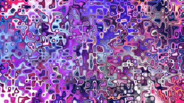 Yumuşak mor ve pembe tonlara sahip soyut organik hücresel doku, sıvı mozaik desen ve rüya gibi dijital yüzey