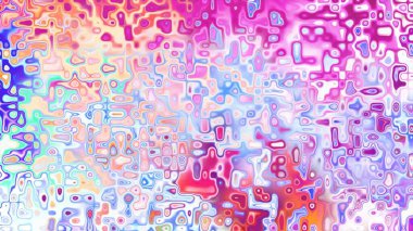 Yumuşak mor ve pembe tonlara sahip soyut organik hücresel doku, sıvı mozaik desen ve rüya gibi dijital yüzey