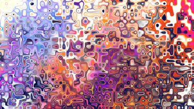 Yumuşak mor ve pembe tonlara sahip soyut organik hücresel doku, sıvı mozaik desen ve rüya gibi dijital yüzey