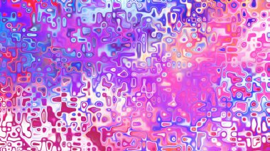 Yumuşak mor ve pembe tonlara sahip soyut organik hücresel doku, sıvı mozaik desen ve rüya gibi dijital yüzey