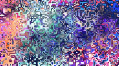 Yumuşak mor ve pembe tonlara sahip soyut organik hücresel doku, sıvı mozaik desen ve rüya gibi dijital yüzey