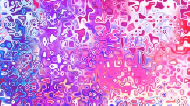 Yumuşak mor ve pembe tonlara sahip soyut organik hücresel doku, sıvı mozaik desen ve rüya gibi dijital yüzey