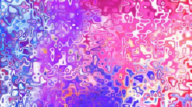 Yumuşak mor ve pembe tonlara sahip soyut organik hücresel doku, sıvı mozaik desen ve rüya gibi dijital yüzey