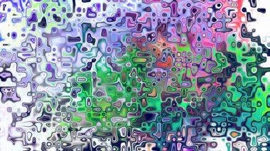 Yumuşak mor ve pembe tonlara sahip soyut organik hücresel doku, sıvı mozaik desen ve rüya gibi dijital yüzey