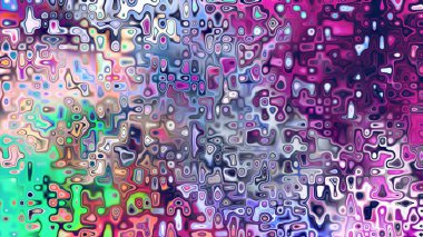 Yumuşak mor ve pembe tonlara sahip soyut organik hücresel doku, sıvı mozaik desen ve rüya gibi dijital yüzey