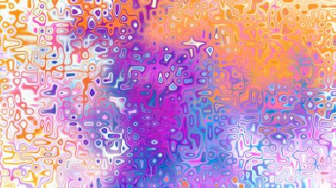 Yumuşak mor ve pembe tonlara sahip soyut organik hücresel doku, sıvı mozaik desen ve rüya gibi dijital yüzey