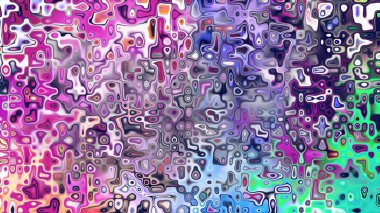 Yumuşak mor ve pembe tonlara sahip soyut organik hücresel doku, sıvı mozaik desen ve rüya gibi dijital yüzey