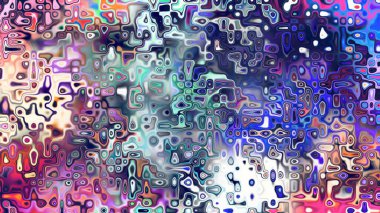 Yumuşak mor ve pembe tonlara sahip soyut organik hücresel doku, sıvı mozaik desen ve rüya gibi dijital yüzey