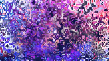 Yumuşak mor ve pembe tonlara sahip soyut organik hücresel doku, sıvı mozaik desen ve rüya gibi dijital yüzey