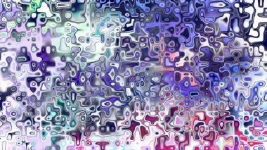 Yumuşak mor ve pembe tonlara sahip soyut organik hücresel doku, sıvı mozaik desen ve rüya gibi dijital yüzey