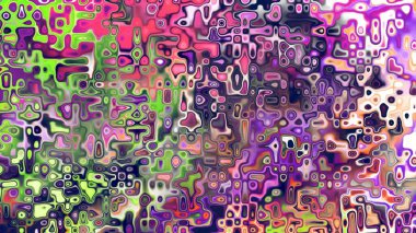 Yumuşak mor ve pembe tonlara sahip soyut organik hücresel doku, sıvı mozaik desen ve rüya gibi dijital yüzey