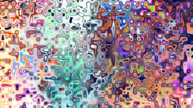 Yumuşak mor ve pembe tonlara sahip soyut organik hücresel doku, sıvı mozaik desen ve rüya gibi dijital yüzey