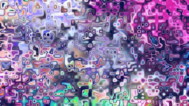 Yumuşak mor ve pembe tonlara sahip soyut organik hücresel doku, sıvı mozaik desen ve rüya gibi dijital yüzey