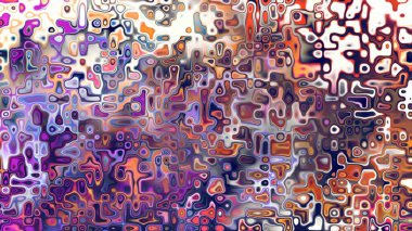 Yumuşak mor ve pembe tonlara sahip soyut organik hücresel doku, sıvı mozaik desen ve rüya gibi dijital yüzey