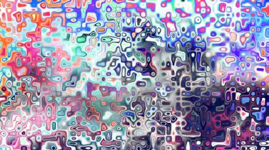 Yumuşak mor ve pembe tonlara sahip soyut organik hücresel doku, sıvı mozaik desen ve rüya gibi dijital yüzey