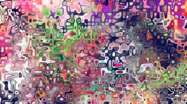 Yumuşak mor ve pembe tonlara sahip soyut organik hücresel doku, sıvı mozaik desen ve rüya gibi dijital yüzey