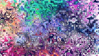 Yumuşak mor ve pembe tonlara sahip soyut organik hücresel doku, sıvı mozaik desen ve rüya gibi dijital yüzey