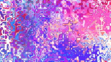 Yumuşak mor ve pembe tonlara sahip soyut organik hücresel doku, sıvı mozaik desen ve rüya gibi dijital yüzey