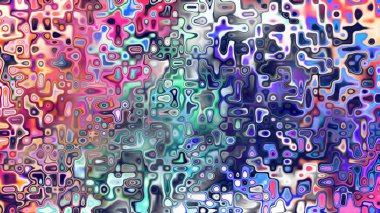 Yumuşak mor ve pembe tonlara sahip soyut organik hücresel doku, sıvı mozaik desen ve rüya gibi dijital yüzey