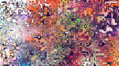 Yumuşak mor ve pembe tonlara sahip soyut organik hücresel doku, sıvı mozaik desen ve rüya gibi dijital yüzey