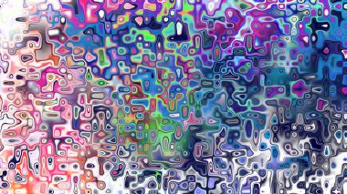 Yumuşak mor ve pembe tonlara sahip soyut organik hücresel doku, sıvı mozaik desen ve rüya gibi dijital yüzey