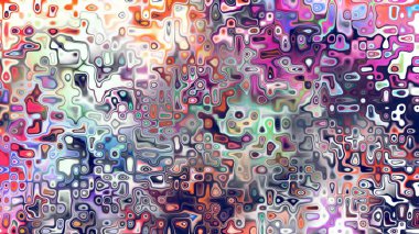 Yumuşak mor ve pembe tonlara sahip soyut organik hücresel doku, sıvı mozaik desen ve rüya gibi dijital yüzey