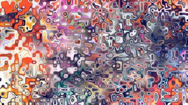 Yumuşak mor ve pembe tonlara sahip soyut organik hücresel doku, sıvı mozaik desen ve rüya gibi dijital yüzey