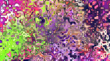 Yumuşak mor ve pembe tonlara sahip soyut organik hücresel doku, sıvı mozaik desen ve rüya gibi dijital yüzey