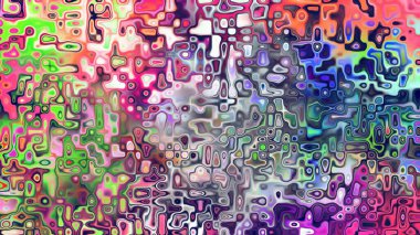 Yumuşak mor ve pembe tonlara sahip soyut organik hücresel doku, sıvı mozaik desen ve rüya gibi dijital yüzey