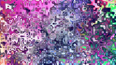 Yumuşak mor ve pembe tonlara sahip soyut organik hücresel doku, sıvı mozaik desen ve rüya gibi dijital yüzey