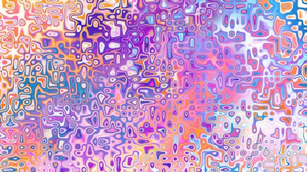 Yumuşak mor ve pembe tonlara sahip soyut organik hücresel doku, sıvı mozaik desen ve rüya gibi dijital yüzey