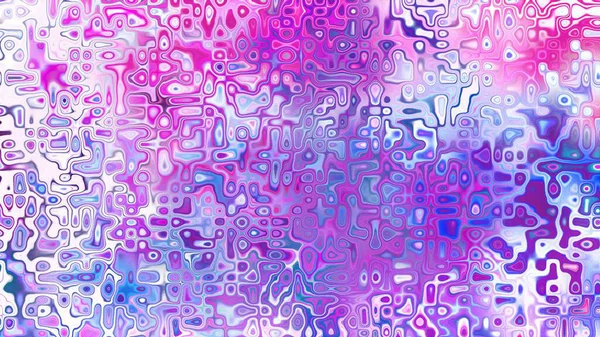 Yumuşak mor ve pembe tonlara sahip soyut organik hücresel doku, sıvı mozaik desen ve rüya gibi dijital yüzey