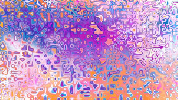 Yumuşak mor ve pembe tonlara sahip soyut organik hücresel doku, sıvı mozaik desen ve rüya gibi dijital yüzey