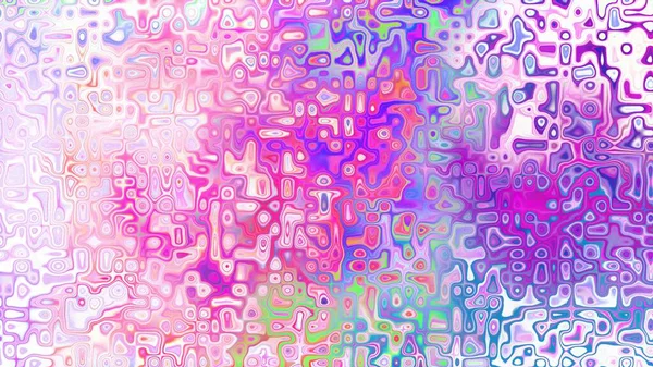 Yumuşak mor ve pembe tonlara sahip soyut organik hücresel doku, sıvı mozaik desen ve rüya gibi dijital yüzey