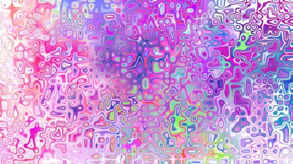 Yumuşak mor ve pembe tonlara sahip soyut organik hücresel doku, sıvı mozaik desen ve rüya gibi dijital yüzey