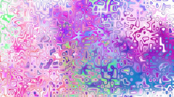 Yumuşak mor ve pembe tonlara sahip soyut organik hücresel doku, sıvı mozaik desen ve rüya gibi dijital yüzey