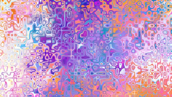 Yumuşak mor ve pembe tonlara sahip soyut organik hücresel doku, sıvı mozaik desen ve rüya gibi dijital yüzey