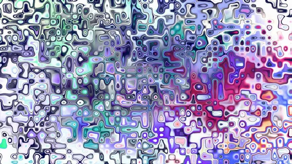 Yumuşak mor ve pembe tonlara sahip soyut organik hücresel doku, sıvı mozaik desen ve rüya gibi dijital yüzey